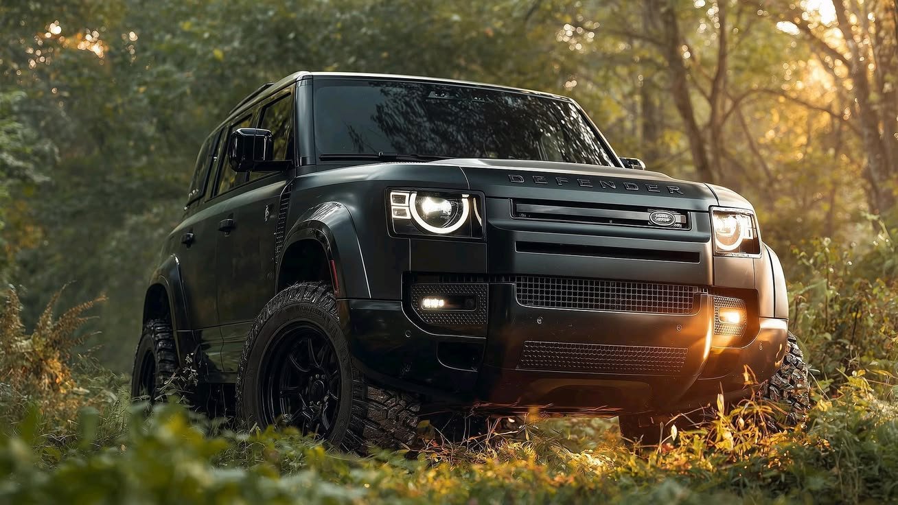 Luxury SUV on coastal road
